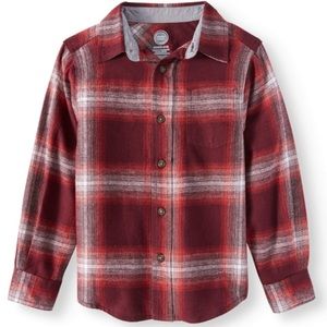 Red Long Sleeve Flannel, UNISEX